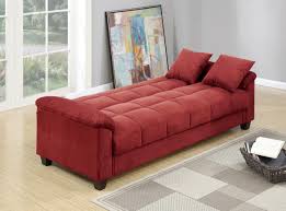 f7890 red sofa bed by poundex