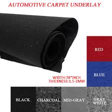 car replacement underfelt carpet