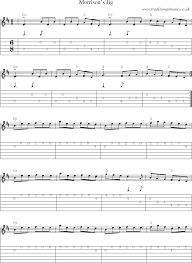 Common Session Tunes Scores And Tabs For Guitar Morrisons Jig