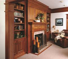 Traditional Cherry Fireplace Mantel And