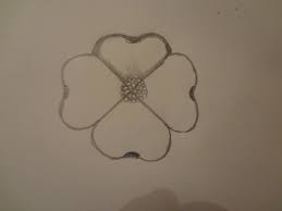 how to draw a dogwood flower feltmagnet