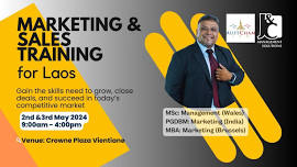 Marketing and Sales Training for Laos