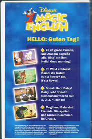 You can use it all day long, no matter when. Disney S Magic English 1 Hello Guten Tag Eine Vhs Videokassette Ebay