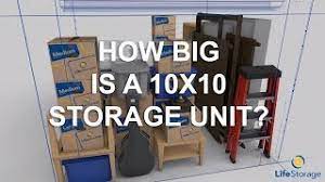 10x10 storage unit size guide life