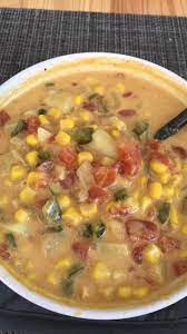 My daughter and her boyfriend are vegans and when they visited i made this soup (substituting almond milk for the half and half) and they liked it a lot. Veganized Panera Bread S Summer Corn Chowder It S Sweet Spicy Healthy And Filling My New Favorite Summer Soup Vegan