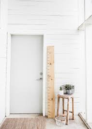 Golden Wheat Wooden Growth Chart For Kids In 2019 White
