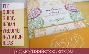indian wedding invitation ideas