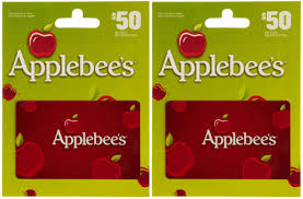 39 for 50 applebee s gift card today