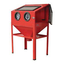 central pneumatic 40 lb capacity floor blast cabinet by central pneumatic