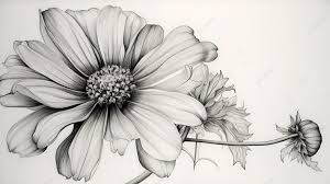 drawing flower background image