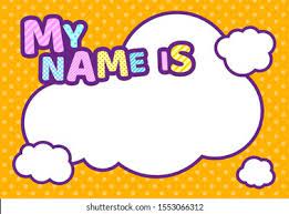 To learn to ask and answer quest. My Name Ist Text Bubble Box Stock Vector Royalty Free 1553066312