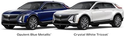 2024 Cadillac Lyriq Paint Color Names