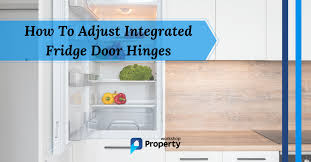 integrated fridge door hinges