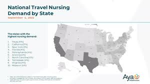 top earning states for travel nurses in