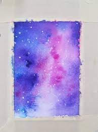 Galaxy Painting Watercolor Paintings