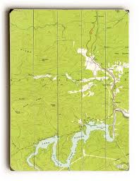 Ga Lake Rabun Ga 1957 Topo Map Sign In 2019 Nautical