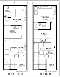 15 X 40 House Plan With Car Parking