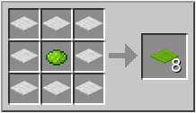 how to craft lime carpet in minecraft