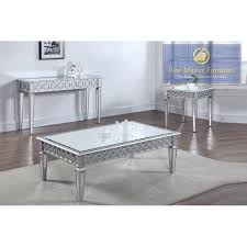 T1840 Mirrored Coffee Table Set Best