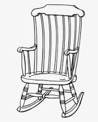rocking chair drawing png transpa