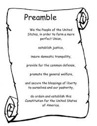 Preamble To The Constitution Of The United States Teaching