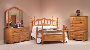 Our oak bedroom furniture sets are available in a. Oak Wrap Around Four Piece Bedroom Set From Dutchcrafters Amish