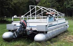 Homemade Pontoon Boat Cover Support System