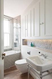 blue and gray bathroom design with