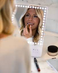 glamcor riki skinny makeup mirror the