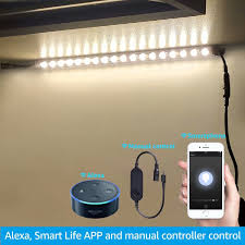 Shop Smart Alexa Led Under Cabinet Light Linkable Bar Light 3000k Warm White 5000k Daylight Overstock 28717501
