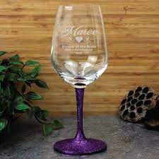 Engraved Personalised Wine Glass 450ml