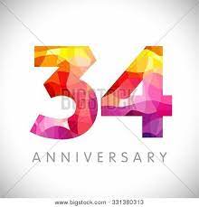 Those were the times of good luck, fierce fighting, unbreakable love and sex, legendary miracles and happy ending. 34 Th Anniversary Vector Photo Free Trial Bigstock