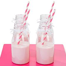 mini plastic milk bottles with lids 11