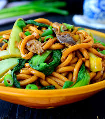vegetarian udon noodle recipe with bok