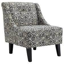 Ashley furniture modern accent chairs. Ashley Furniture Kestrel 1810260 Accent Chair With Gray Cream Pattern Fabric Furniture And Appliancemart Upholstered Chairs