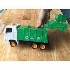 Xe ô tô chở rác đồ chơi - Xe chở cát đồ chơi trẻ em mô hình