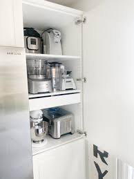 Let the washing machine do the laundry and the kitchen appliances do the cooking. Small Kitchen Appliance Storage Dreaming Of Homemaking