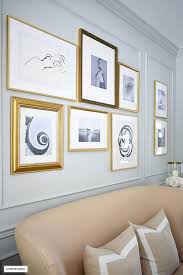 Mix your frame sizes and finishes to add variety and interest to the wall. Inexpensive Diy Gallery Wall Citrineliving