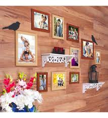 multicolor synthetic wood photo frame