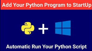 python script to windows startup