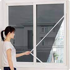 Getting fly screens for doors and windows means you will not have to stay inside a closed room. Iusun Window Screens Indoor Anti Insect Fly Bug Mosquito Window Screen Mesh Net Door Window Curtain Black Amazon De Sport Freizeit