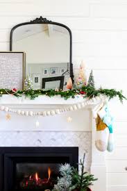 My Modern Holiday Mantel With A Vintage