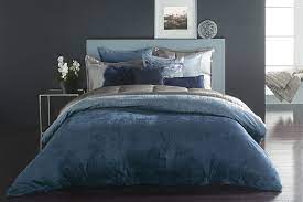luxurious ocean blue bedding