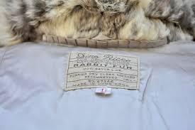 Vintage 2 Tones Gray Rabbit Fur Jacket