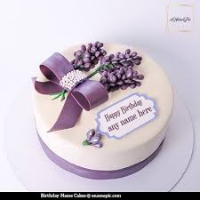 birthday cake with name editor