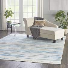 nourison bliss modern abstract blue 7 10 x 9 10 area rug 8 x 10