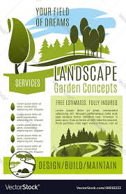 poster gardening landscape design