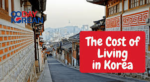 what is the cost of living in korea