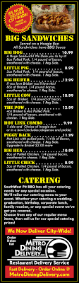 southwest pit bbq menu order