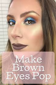 blue eyeshadow makeup tutorial for